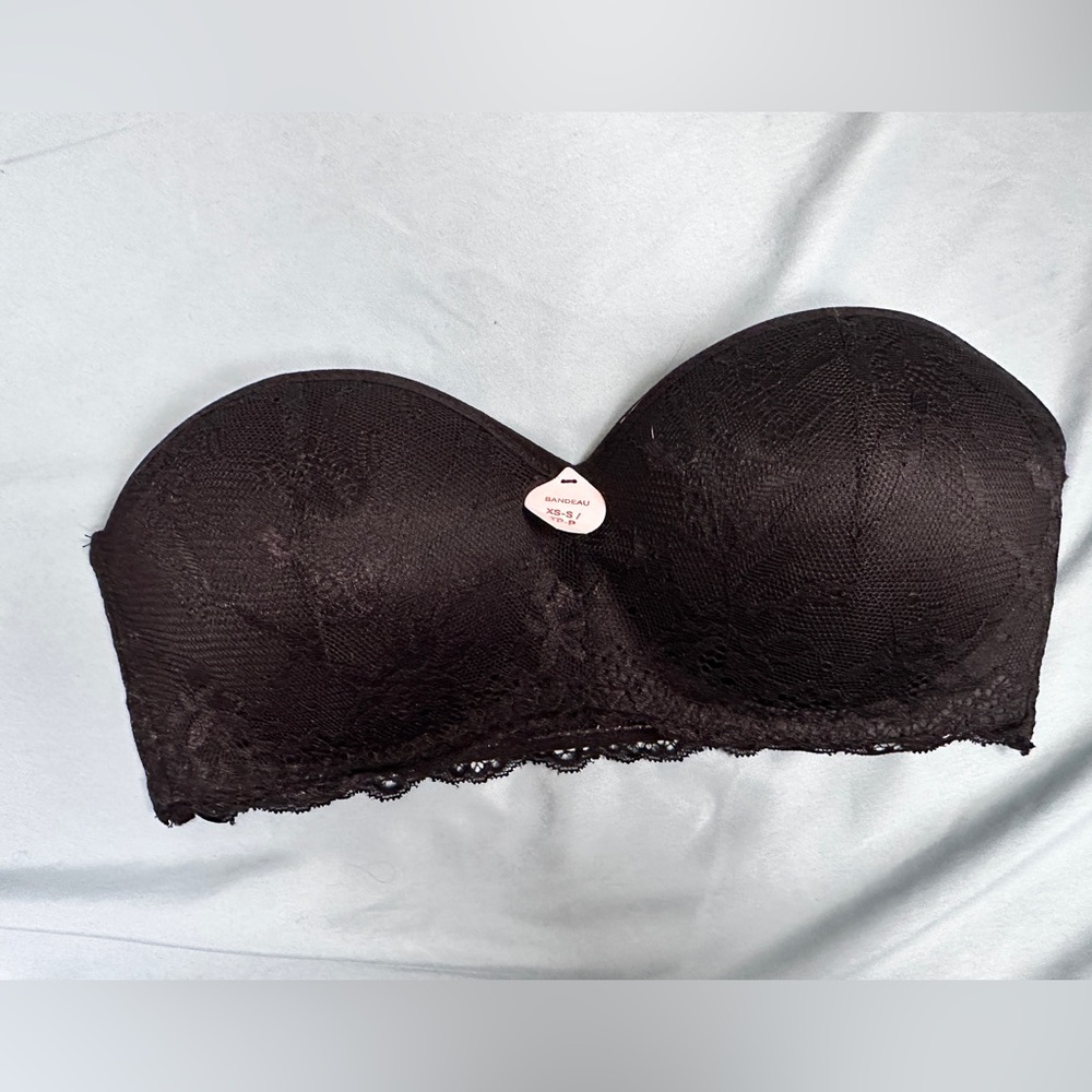 3 for $8. Ardene Black Lace Strapless Bra